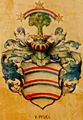 Wappen derer von Pfuel in silber