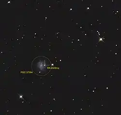 Die Supernova 2020rcq am 7. September 2020