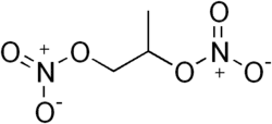 Strukturformel von Propylenglycoldinitrat