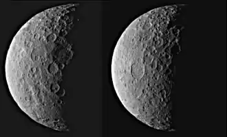 Ceres-Halbphase 40.000 km Abstand 25. Februar 2015