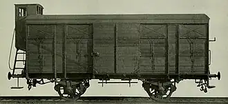 Gedeckter Güterwagen der französischen PLM Reihe Jf 181352–185351, 1917