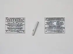 Gedenktafeln in der ev. Kirche