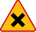 A-5 Kreuzung oder Einmündung mit Vorfahrt von rechts