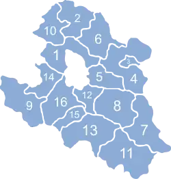 Die Gemeinden von Nowy Sącz
