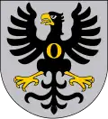 Wappen von Powiat Oświęcimski (deutsch Kreis Auschwitz), Polen