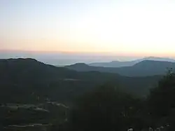 Sonnenuntergang im Tal von Vesalo