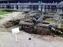 Räume im Westen des Palastes, die in der Beschilderung als kaiserliche Privatgemächer gedeutet werden