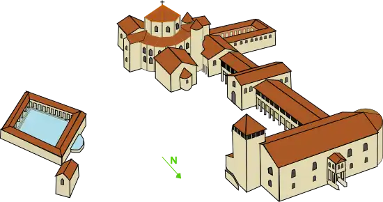 Modell der Kaiserpfalz