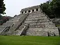 „Tempel der Inschriften“ von Palenque (um 700 n. Chr.)