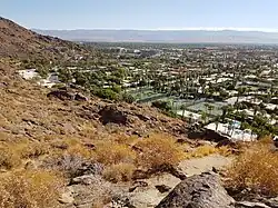 Blick auf Palm Springs