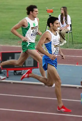 Diego Ruiz (im Vordergrund) im Jahr 2012