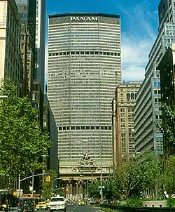 Ansicht von 1980 mit dem alten Schriftzug Pan Am