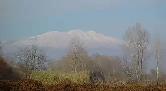 Nordseite des Pangeo, von Philippi aus gesehen