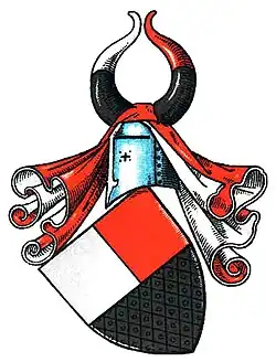 Abbildung im Wappenbuch des in Schlesien (einschließlich der Oberlausitz) landgesessenen Adels.