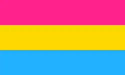 Pink, yellow, and light blue stripes