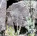Indianische Petroglyphen im Monument