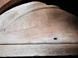 Tympanon Detail Flechtwerk