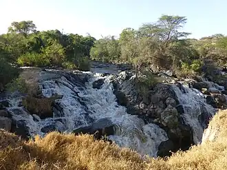 Wasserfall des Awash im Süden des Parkes