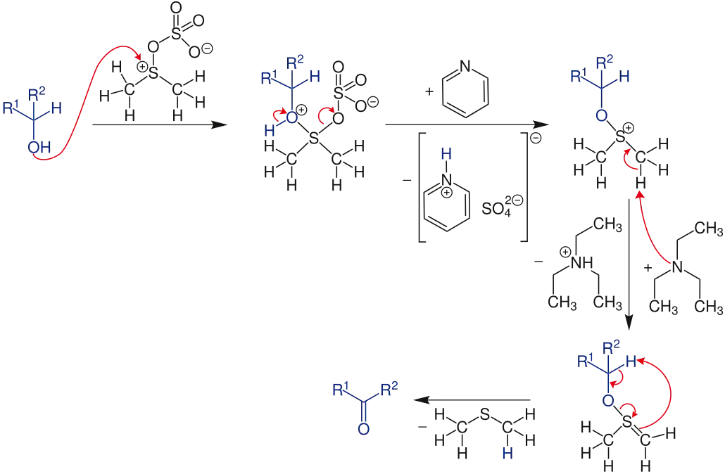 Parikh-Doering Oxidation Reaktionsmechanismus 3.svg