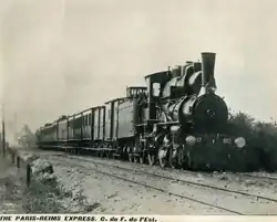 Paris–Reims-Express mit einer Lokomotive aus dem ersten Baulos