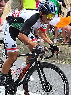 Ali Labib im olympischen Straßenrennen 2024