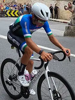 Nikita Tsvetkov im olympischen Straßenrennen 2024