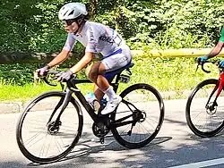 Song Min-ji im olympischen Straßenrennen 2024