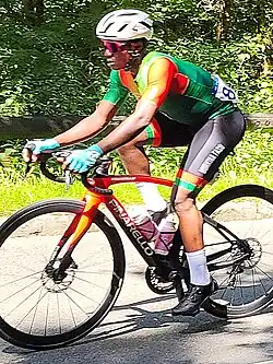 Awa Bamogo im olympischen Straßenrennen 2024