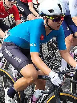 Lee Sze-wing im olympischen Straßenrennen 2024