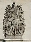 Der Frieden, Westfassade des Arc de Triomphe