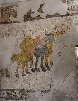 Die sogenannte Rinder­prozession