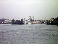 Dreiflüsse-Eck in Passau