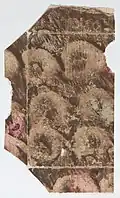Paste paper with brown pattern Met DP887092