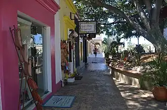 Typische Einkaufsstraße in San José