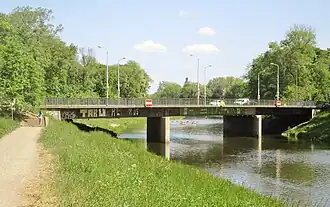 Paußnitzbrücke mit dem Schleußiger Weg
