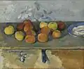 Paul Cézanne: Stillleben mit Äpfeln und Gebäck
