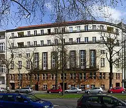 Gemeindehaus an der Paulsborner Straße in Berlin-Wilmersdorf