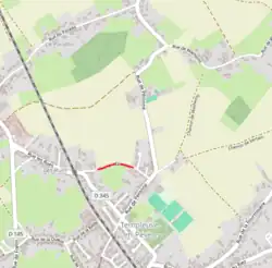 Streckenabschnitt Pavé de l’Épinette