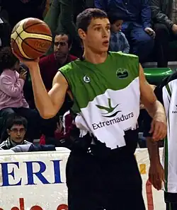 Ermolinskij im Dress von Cáceres 2009