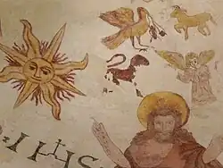 Deckenfresko im Chor