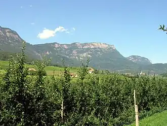 Penegal vom Kalterer See aus