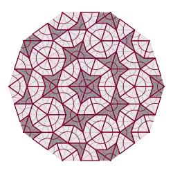 Eine Penrose-Parkettierung