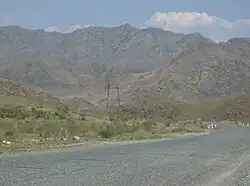 Frühere A161 bei Ak-Dowurak