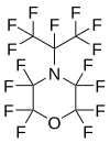 Strukturformel von Perfluor(N-isopropylmorpholin)