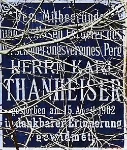 Karl Thanheiser Vereinsgründer