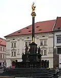 Pestsäule auf dem Hauptmarkt