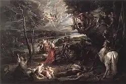Allegorisches Bild Peter Paul Rubens auf den Friedensschluss von 1630