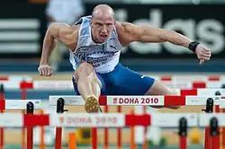 Petr Svoboda (mit Sonderstartrecht im Halbfinale dabei) – Rang acht in 13,67 s