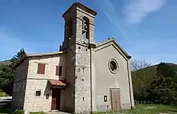 Die Kirche Sant’Emidio außerhalb des Ortes