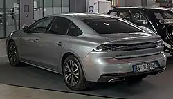 Peugeot 508, Heckansicht